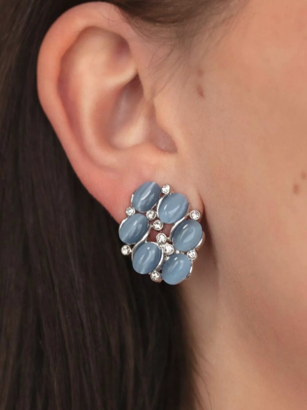 Paparazzi Jewelry - Row, Row, Row Your YACHT - Blue Earrings - Vintage